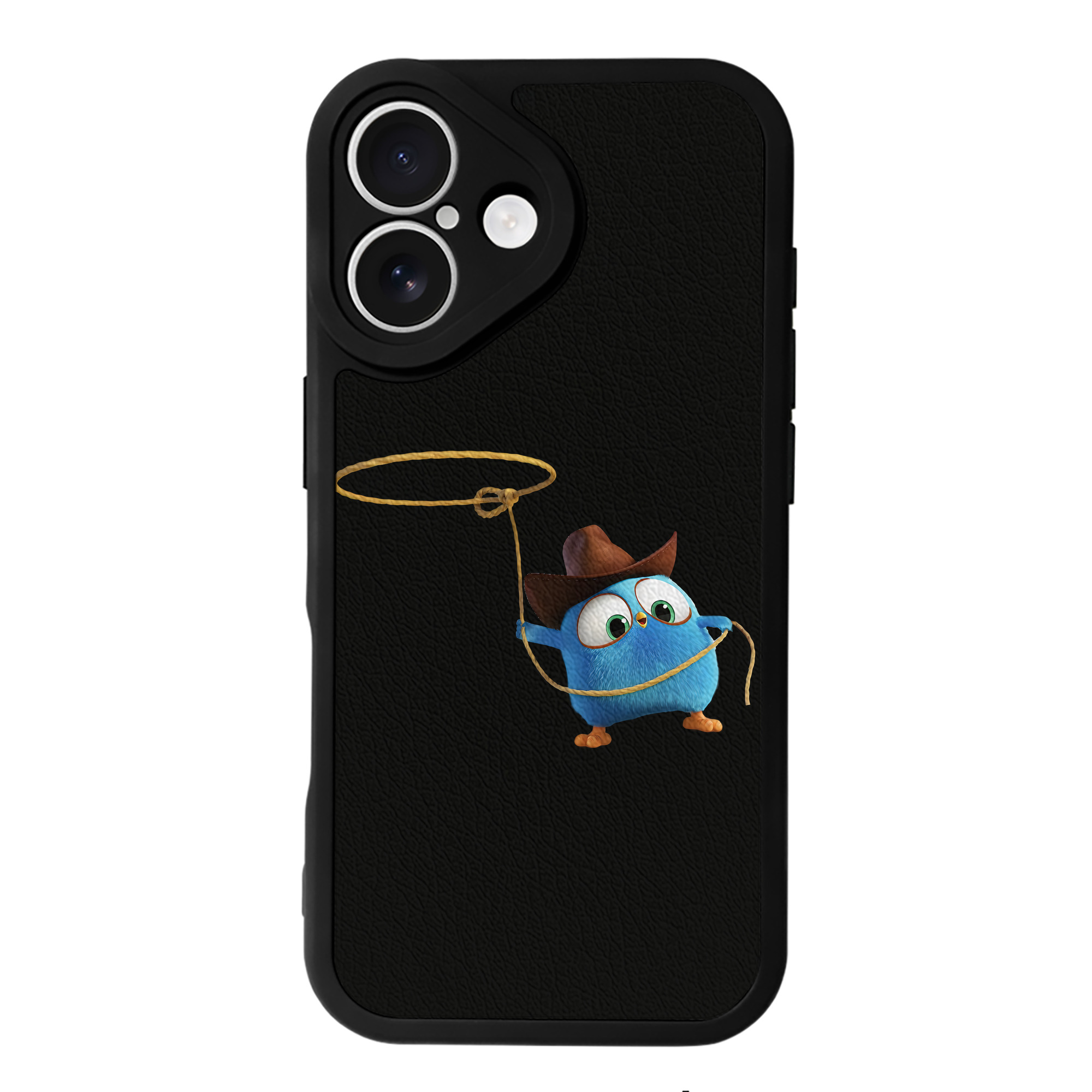 （画像用） Angry Birds アングリーバード 【iPhone 16シリーズ対応】シリコンスマホケース（レザー調） 材質：シリコン